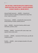 NSE 203 FINAL  EXAM REVIEW WITH COMPLETE REAL &NewLine;EXAM QUESTIONS AND CORRECT VERIFIED ANSWERS&sol; &NewLine;ALREADY GRADED A&plus; &lpar;BRAND NEW&excl;&excl;&rpar;