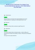Bio 230 Lab Exam 2 Final Brother Wray Brigham Young&NewLine;University-Idaho Questions and Answers with Verified Solutions &vert;&NewLine;Latest 2026 Update