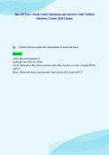 Bio 230 Test 1 Study Guide Questions and Answers with Verified&NewLine;Solutions &vert; Latest 2026 Update
