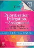 Prioritization&comma; Delegation&comma; and Assignment &ndash; Practice NCLEX-RN&reg; Exercises &lpar;5th Edition&comma; LaCharity&comma; Kumagai&comma; Hosler&comma; 2026 Updated Nursing Exam Prep&rpar;