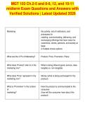 MGT 103 Ch&period;2-5 and 8-9&comma; 12&comma; and 10-11&NewLine;midterm Exam Questions and Answers with&NewLine;Verified Solutions &vert; Latest Updated 2026