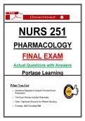 NURS 251 Final Exam &ndash; &lpar;2026&rpar; Actual Questions & Answers &lpar;Portage&rpar; 100&percnt; Guarantee Pass