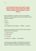 TICO EXAM NEWEST 2026 ACTUAL EXAM TEST BANK&vert; &NewLine;COMPLETE 200 REAL EXAM QUESTIONS AND CORRECT &NewLine;VERIFIED ANSWERS&sol; ALREADY GRADRED A&plus;&vert; &lpar;MOST &NewLine;RECENT&excl;&excl;&rpar; 