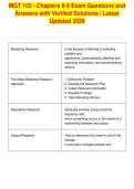 MGT 103 - Chapters 8-9 Exam Questions and&NewLine;Answers with Verified Solutions &vert; Latest&NewLine;Updated 2026