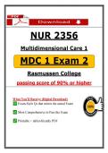 NUR 2356 MDC 1 Exam 2 &ndash; &lpar;2026&rpar; Actual Questions & Answers &lpar;Rasmussen&rpar; 100&percnt; Guarantee Pass