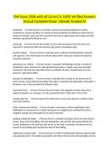 CMI Exam 2026 with all Correct & 100&percnt; Verified Answers &vert;Actual Complete Exam &vert;Already Graded A&plus;