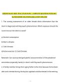GERONTOLOGY HESI  FINAL EXAM BANK  &vert;  COMPLETE QUESTIONS WITH 100&percnt; RATED EXPERT SOLUTIONS &vert;2026 LATEST UPDATED