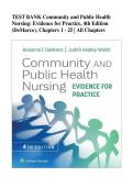TEST BANK for Community & Public Health Nursing&colon; Evidence for Practice&comma; 4th Edition &lpar;DeMarco&rpar; &vert; Complete Guide for All Chapters 1-25