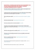 HESI DENTAL HYGIENE EXAM AND PRACTICE EXAM NEWEST 2026 ACTUAL EXAM 200 QUESTIONS AND CORRECT ANSWERS &lpar;VERIFIED ANSWERS&rpar; &vert;ALREADY GRADED A&plus;