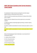 OSAT 205 Exam Questions And Correct Answers&vert; Latest Update