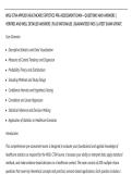 WGU C784 APPLIED HEALTHCARE STATISTICS PRE-ASSESSMENT EXAM &ndash; QUESTIONS AND ANSWERS &vert;&NewLine;VERIFIED AND WELL DETAILED ANSWERS &vert; PLUS RATIONALES &vert; GUARANTEED PASS &vert; LATEST EXAM UPDATE