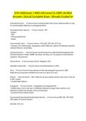 CMI 3358 Exam 1 With All Correct & 100&percnt; Verified Answers &vert;Actual Complete Exam &vert;Already Graded A&plus;