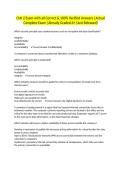 CMI 2 Exam with all Correct & 100&percnt; Verified Answers &vert;Actual Complete Exam &vert;Already Graded A&plus; &lpar;Just Released&rpar;