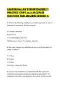 CALIFORNIA&lowbar;LAW&lowbar;FOR&lowbar;OPTOMETRISTS&lowbar;PRACTICE&lowbar;SCRIPT&lowbar;2026&lowbar;ACCURATE&lowbar;QUESTIONS