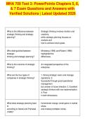 MHA 709 Test 3&colon; PowerPoints Chapters 5&comma; 6&comma;&NewLine;& 7 Exam Questions and Answers with&NewLine;Verified Solutions &vert; Latest Updated 2026&NewLine;