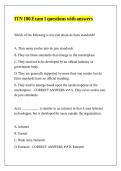 ITN 100 Exam 1 questions with answers