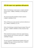 ITN 101 exam 1 nvcc questions with answers