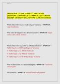 IMSA SIGNAL TECHNICIAN LEVEL 1 EXAM &sol; ALL&NewLine;QUESTIONS AND CORRECT ANSWERS &vert; LATEST UPDATE&NewLine;2026&sol;2027 &vert; GRADED A&plus; BRAND NEW&excl;&excl; GUARANTEED PASS&period;