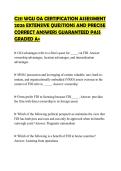 C211 WGU OA CERTIFICATION ASSESSMENT&NewLine;2026 EXTENSIVE QUESTIONS AND PRECISE&NewLine;CORRECT ANSWERS GUARANTEED PASS&NewLine;GRADED A&plus;