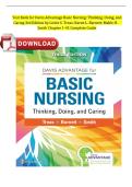 Test Bank For Davis Advantage for Basic Nursing&colon; Thinking&comma; Doing&comma; and Caring&colon; Thinking&comma; Doing&comma; and Caring 3rd Edition by Leslie S&period; Treas&comma; Judith M&period; Wilkinson&comma; Karen L&period; Barnett&comma; Mable H&period; Smith &lpar;CHAPTER 1 - 41 COMPLETE GUIDE&rpar;