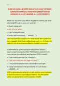 NURS 502 EXAM 4 NEWEST 2026 ACTUAL EXAM TEST BANK&vert; &NewLine;COMPLETE EXAM QUESTIONS AND CORRECT VERIFIED &NewLine;ANSWERS&sol; ALREADY GRADRED A&plus;&vert; &lpar;MOST RECENT&excl;&excl;&rpar;