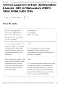 VATI Med surg proctored Exam &lpar;2026&rpar; Questions & Answers &vert; 100&percnt; Verified solutions UPDATE &vert;2026&excl;&excl; STUDY GUIDE EXAM&NewLine;&NewLine;