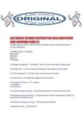 ACE GROUP FITNESS INSTRUCTOR 2026 QUESTIONS AND ANSWERS SURE A&period;pdf