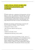 CAIB 4 FINAL STUDY GUIDE 2026 &NewLine;COMPLETE QUESTIONS AND &NewLine;ANSWERS&period; 