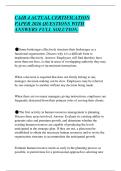 CAIB 4 ACTUAL CERTIFICATION&NewLine;PAPER 2026 QUESTIONS WITH&NewLine;ANSWERS FULL SOLUTION&period;