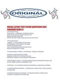 SNCOA LATEST TEST PAPER QUESTIONS AND ANSWERS SURE A&period;pdf