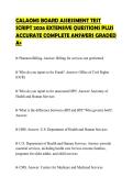 CALAOMS BOARD ASSESSMENT TEST&NewLine;SCRIPT 2026 EXTENSIVE QUESTIONS PLUS&NewLine;ACCURATE COMPLETE ANSWERS GRADED&NewLine;A&plus;