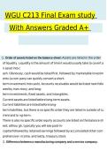 WGU C213 Accounting for Decision Makers Final Exam Questions and Answers Study Guide
