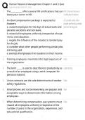 HRM Chapter 1 2 Quiz &sol; Study Guide Prep &sol; Score 100&percnt; Exam &sol; 2025 New Version &sol; Resource
