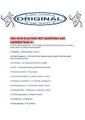 CMA KS EVALUATION TEST QUESTIONS AND ANSWERS SURE A&period;pdf