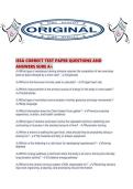 ISSA CORRECT TEST PAPER QUESTIONS AND ANSWERS SURE A&period;pdf