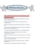 ISSA LATEST EVALUATION TEST QUESTIONS AND ANSWERS SURE A&period;pdf