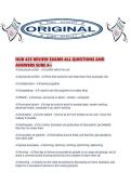 NUR 425 REVIEW EXAMS ALL QUESTIONS AND ANSWERS SURE A&period;pdf