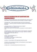 NUR 425 EXAMINATION SET QUESTIONS AND ANSWERS SURE A&period;pdf