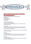 NUR 425 EVALUATION EXAMS SET QUESTIONS AND ANSWERS SURE A&period;pdf