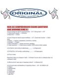 NUR 425 COMPREHENSIVE EXAMS QUESTIONS AND ANSWERS SURE A&period;pdf