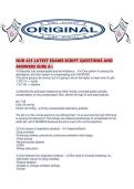NUR 425 LATEST EXAMS SCRIPT QUESTIONS AND ANSWERS SURE A&period;pdf