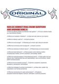 NUR 425 CORRECT FINAL EXAMS QUESTIONS AND ANSWERS SURE A&period;pdf