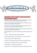 MINNESOTA POST CORRECT EXAMS QUESTIONS AND ANSWERS SURE A&period;pdf