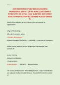 NUR 4590 EXAM 2 NEWEST 2026 &lpar;RASMUSSEN&rpar; &NewLine;PROFESSIONAL IDENTITY OF THE NURSE LEADER EXAM 2 &NewLine;REVIEW WITH 200 ACTUAL EXAM QUESTIONS AND CORRECT &NewLine;DETAILED ANSWERS &lpar;VERIFIED ANSWERS&rpar; ALREADY GRADED &NewLine;A&plus; 