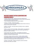 MN POST CORRECT ACTUAL QUESTIONS AND ANSWERS SURE A&period;pdf