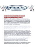 MN 551 PATHO CORRECT EXAMS SCRIPT QUESTIONS AND ANSWERS SURE A&period;pdf