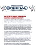 MN 551 PATHO CORRECT EXAMINATION QUESTIONS AND ANSWERS SURE A&period;pdf