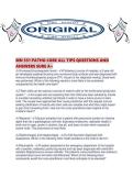 MN 551 PATHO CORE ALL TIPS QUESTIONS AND ANSWERS SURE A&period;pdf