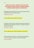 NRNP 6675 Final Exam  COMPLETE 350 ACTUAL EXAM &NewLine;QUESTIONS AND CORRECT DETAILED ANSWERS &lpar;VERIFIED &NewLine;ANSWERS&rpar; ALREADY GRADED A&plus;&vert; BRAND NEW&excl;&excl;