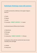 Radiologic Pathology exam with answers